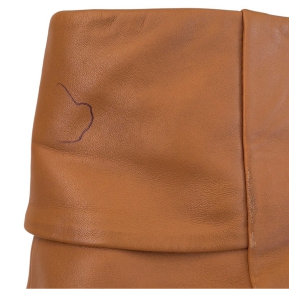 Rag & Bone Leather Newbury Heeled Ankle Boots Tan Size 7.5 - Picture 8 of 12